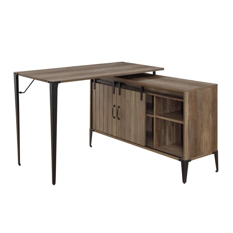 Large L Shaped Computer Desk Writing Desk with USB and Ample Storage