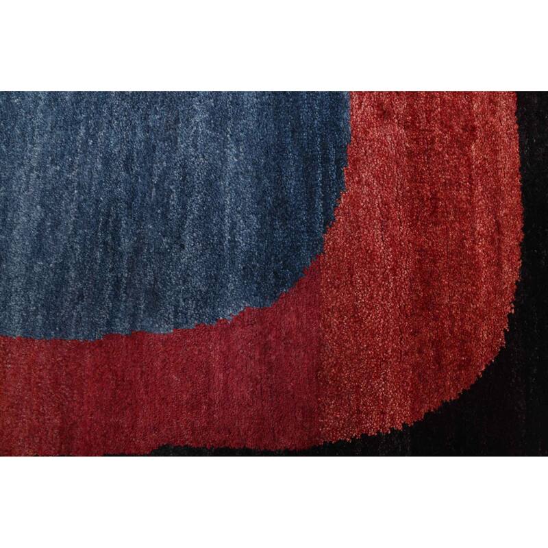 ECARPETGALLERY Hand-knotted Peshawar Ziegler Black, Blue Wool Rug - 4'10 x 6'11