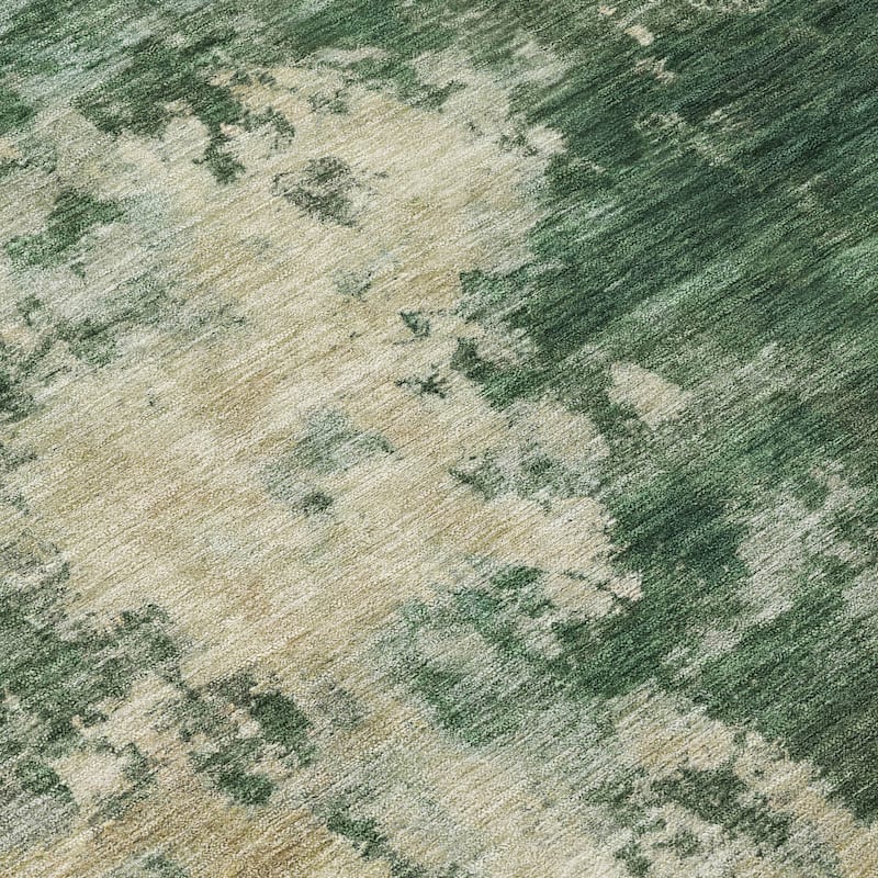 HomeRoots Abstract Transitional Rectangle Outdoor Rug - 8' X 10'
