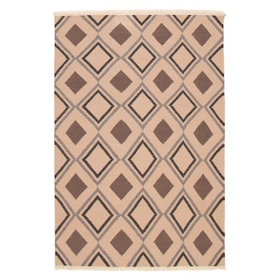 Ankara FW Beige Kilim 5'1" x 7'9" - 5'1 x 7'9