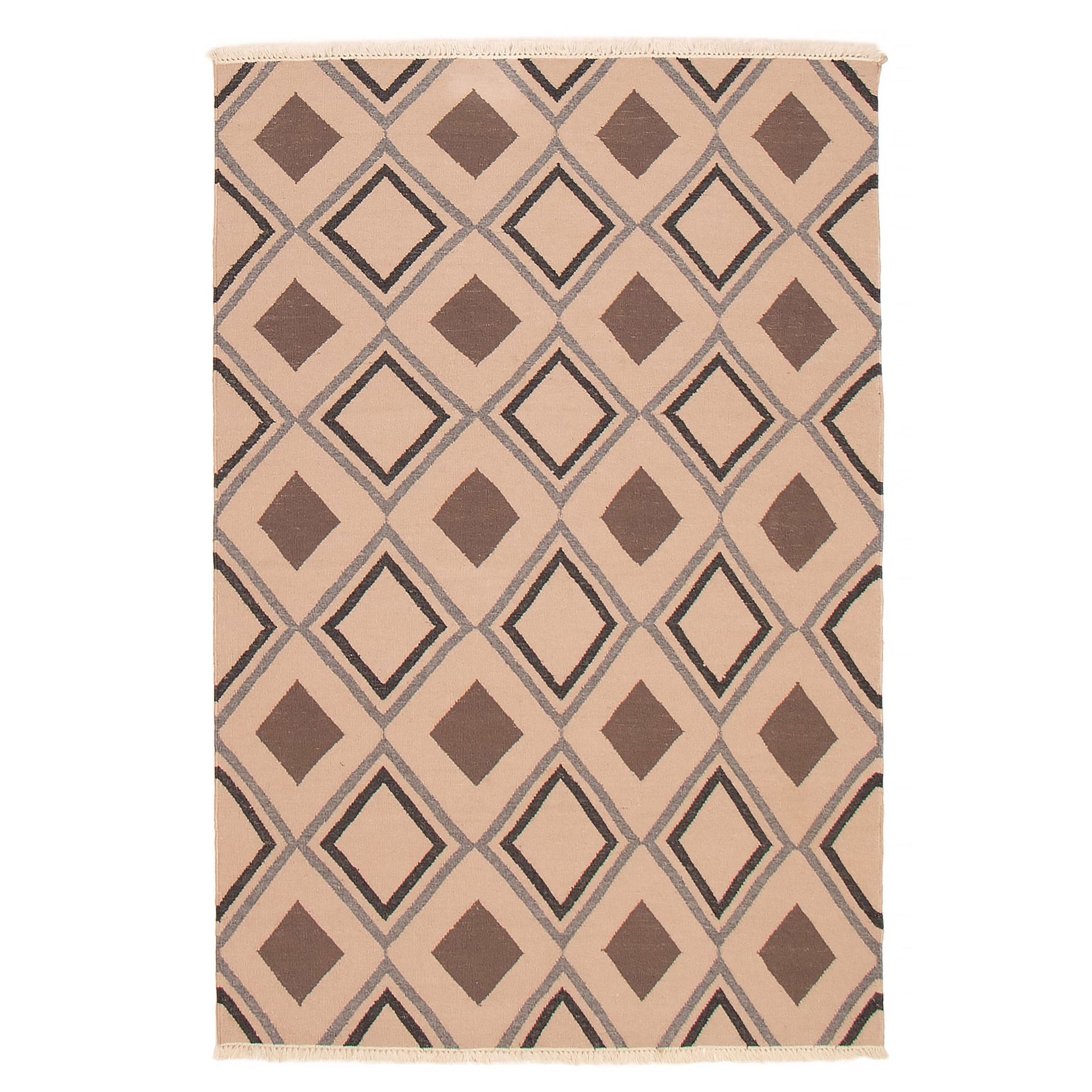 Ankara FW Beige Kilim 5'1" x 7'9" - 5'1 x 7'9