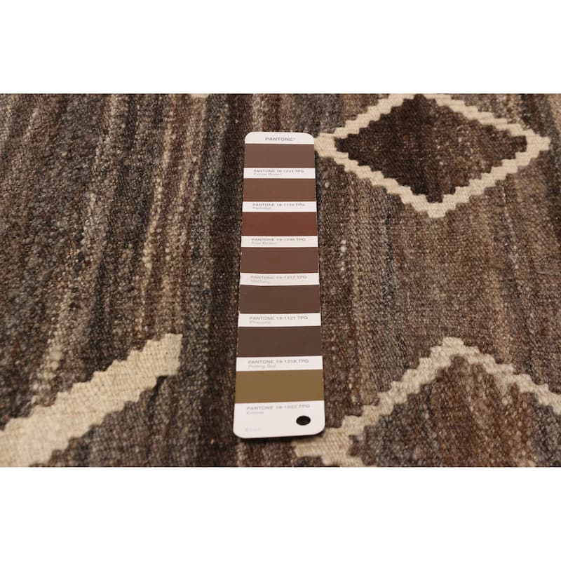 Sivas Brown Kilim 5'4" x 6'6" - 5'4 x 6'6