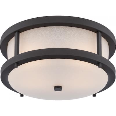 Nuvo Lighting 62/653 Willis 2 Light 13-3/4" Wide LED Outdoor Flush