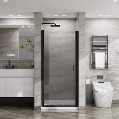34"x 72" Pivot Shower Door Combo w/35.4" White Acrylic Shower Base