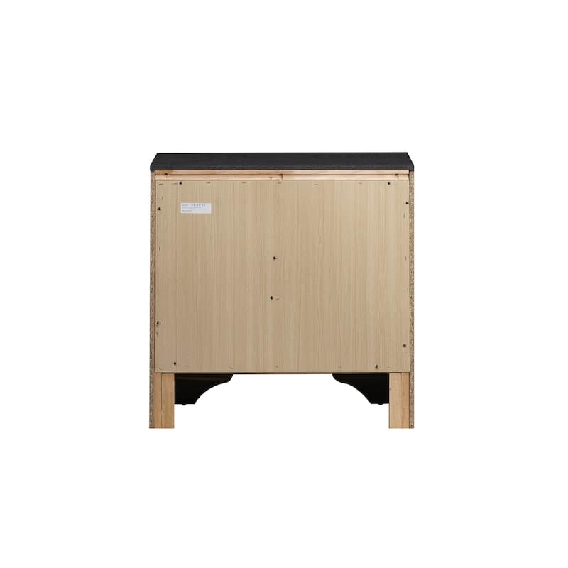 Madrid 3-Drawer 26 in. W Nightstand