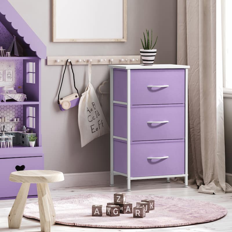 purple bedroom dresser Purple Dressers