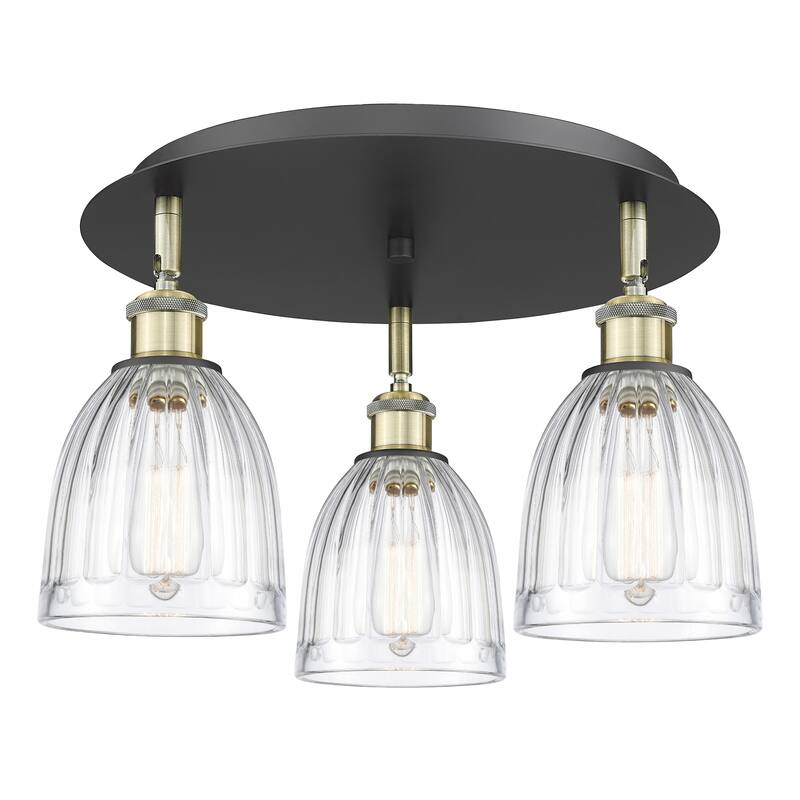 Innovations Lighting Brookfield - 3 Light 18" Flush Mount