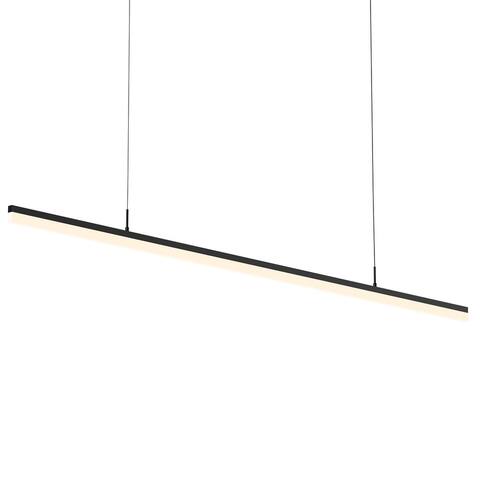 Stiletto 72-inch Satin Black LED Pendant