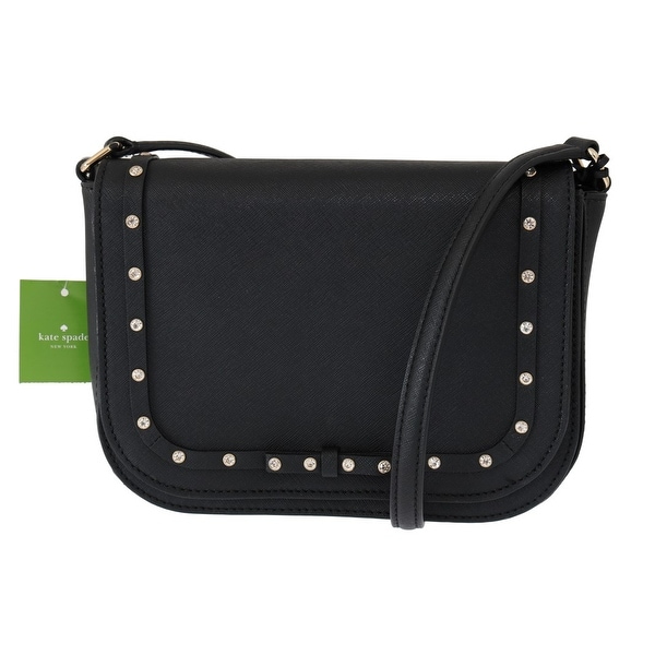 Shop Kate Spade Black LARGE CARSEN Leather Crossbody Women&#39;s Bag - One Size - Free Shipping ...