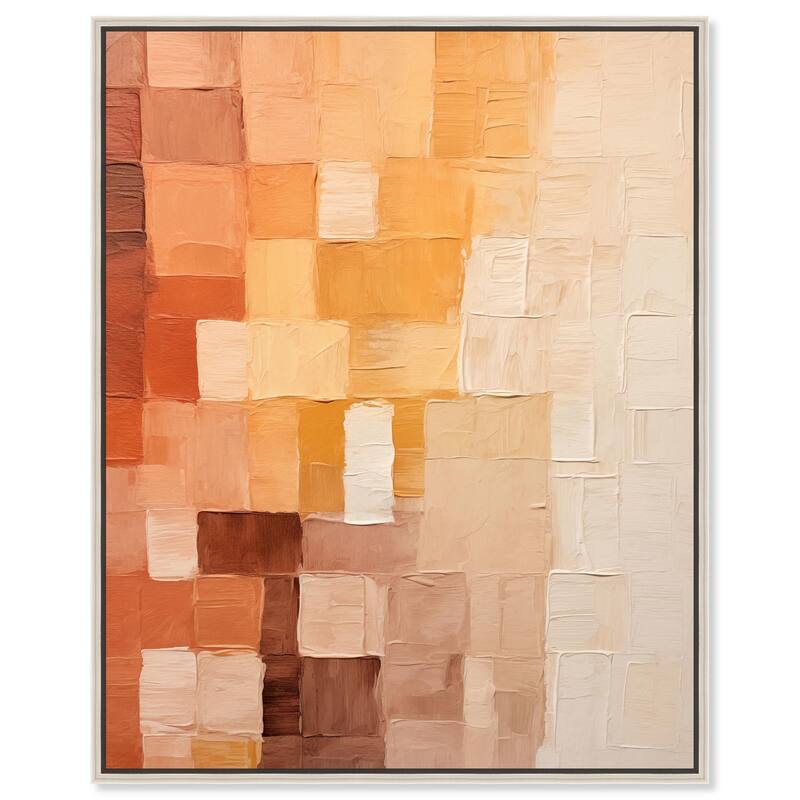 Umber Undertones Canvas by Art Remedy - Silver - 16" x 20"