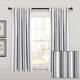Lush Decor Farmhouse Stripe Yarn Dyed Cotton Window Curtain Panel Pair