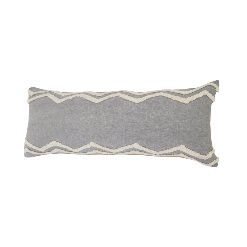 Sevita Soft Chevron Bordered Throw Pillow, Single or Set of 2