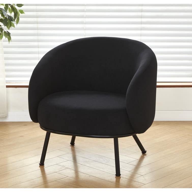 Luxury and Elegance Modern Channel Chair with Velvet Fabric Material Dense Foam and Heavy Webbing