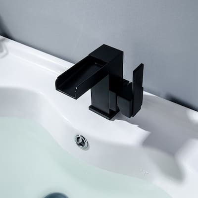 Antique Matte Black Single Hole Bathroom Faucet