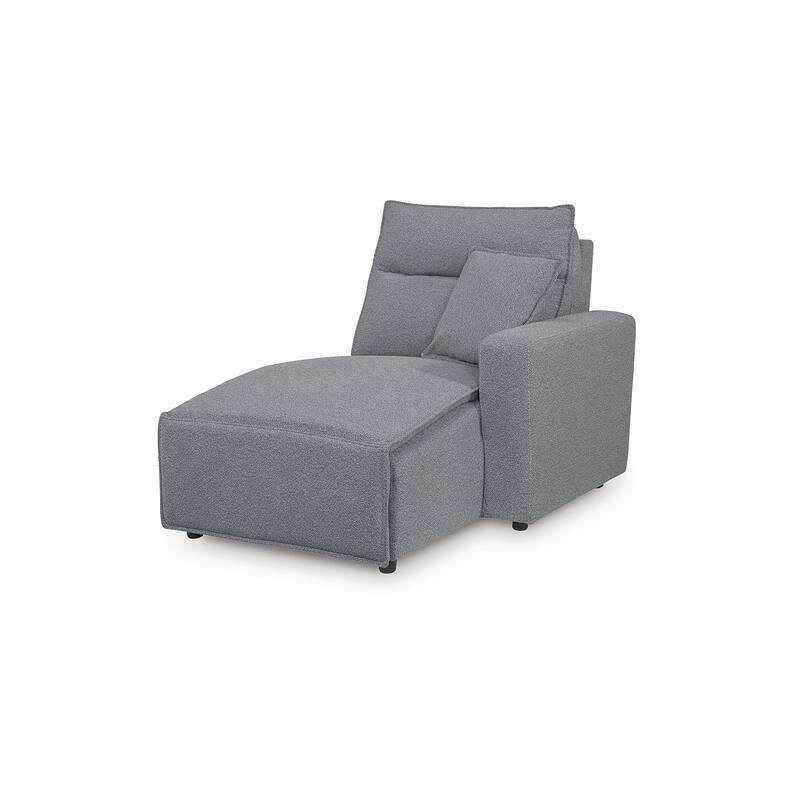 Signature Design by Ashley Modmax Gray 3-Piece Power Reclining Sectional with Chaise - 100" W x 63" D x 41" H