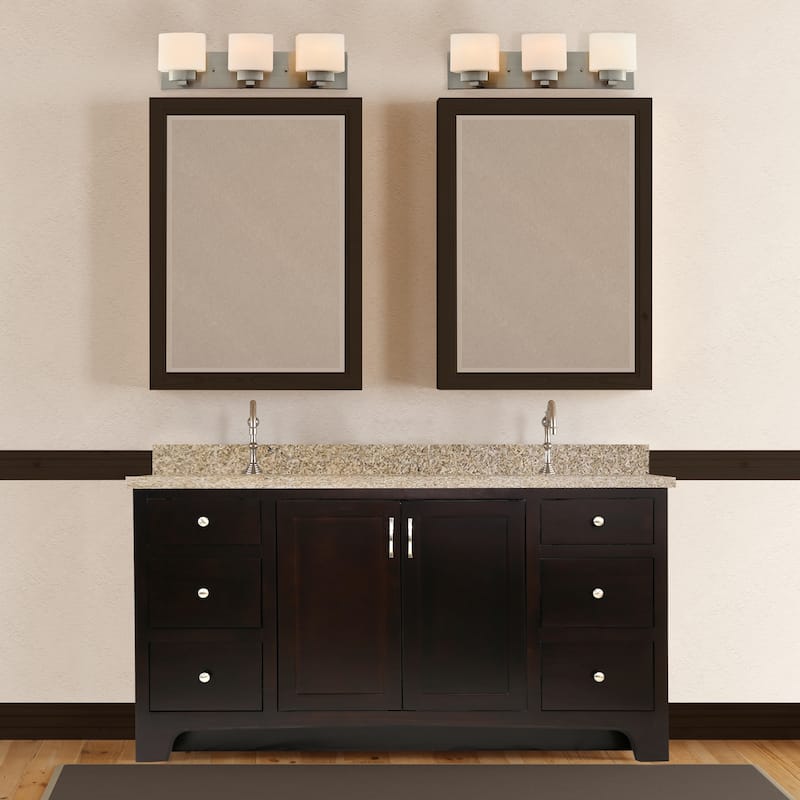 Dove Creek Traditional 3-Light Indoor Dimmable Bathroom Vanity Light