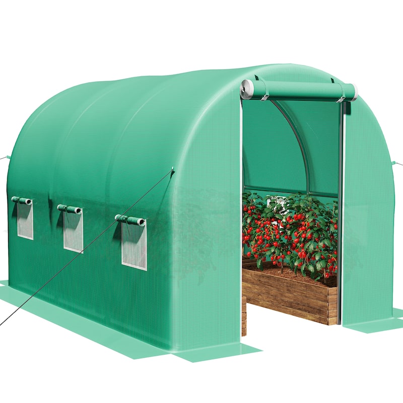 Moasis Walk-in Greenhouse with Reinforced Steel Frame