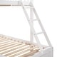 preview thumbnail 9 of 17, Sturdy Solid Pine Full Over Twin & Twin Triple Bunk Bed with Drawers & Guardrails, Converts into 3 Separate Beds