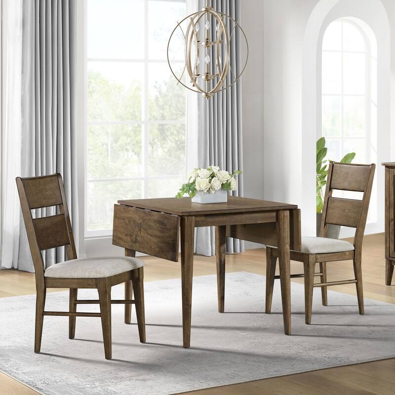 Koloa 50" Wood Drop Leaf Dining Table, Honey