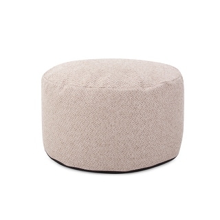 Allan Andrews Round Foot Pouf Panama Sand