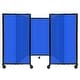 preview thumbnail 1 of 129, Room Divider 360 Folding Portable Partition - Polycarbonate Blue Poly - 4' H x 8'6" W