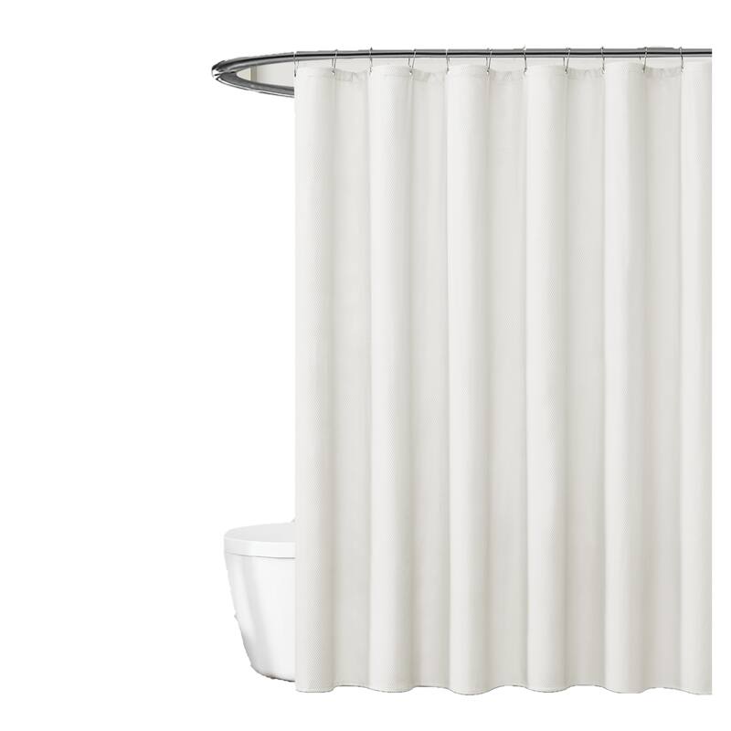 Truly Calm Embossed Fabric 70x72 Shower Liner