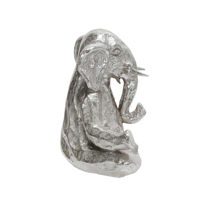 Sagebrook Home Serene Elephant Figurine - 8" x 4" x 6"