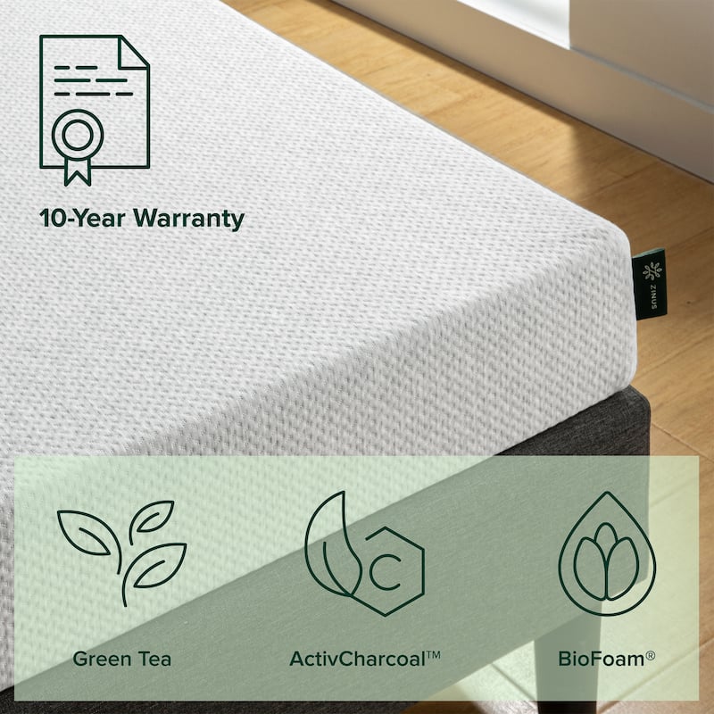 Priage by ZINUS Ultima 6-inch Plush Memory Foam Mattress