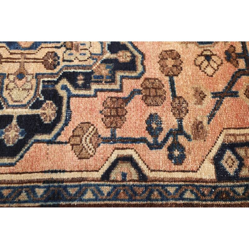 ECARPETGALLERY Hand-knotted Antalya Vintage Light Copper Wool Rug - 3'3 x 9'9