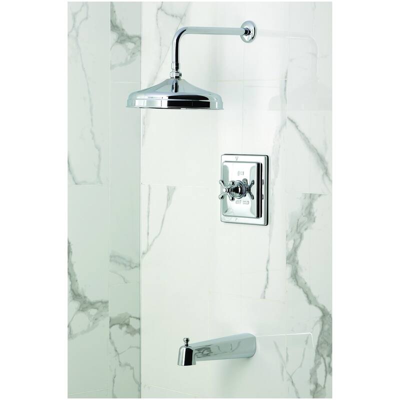 Kingston Brass KB614.AX Tub and Shower Trim Package with 1.8 GPM