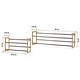 preview thumbnail 7 of 5, TRINITY BASICS® 2-Tier Expandable Shoe Rack, 2-Pack, Bamboo
