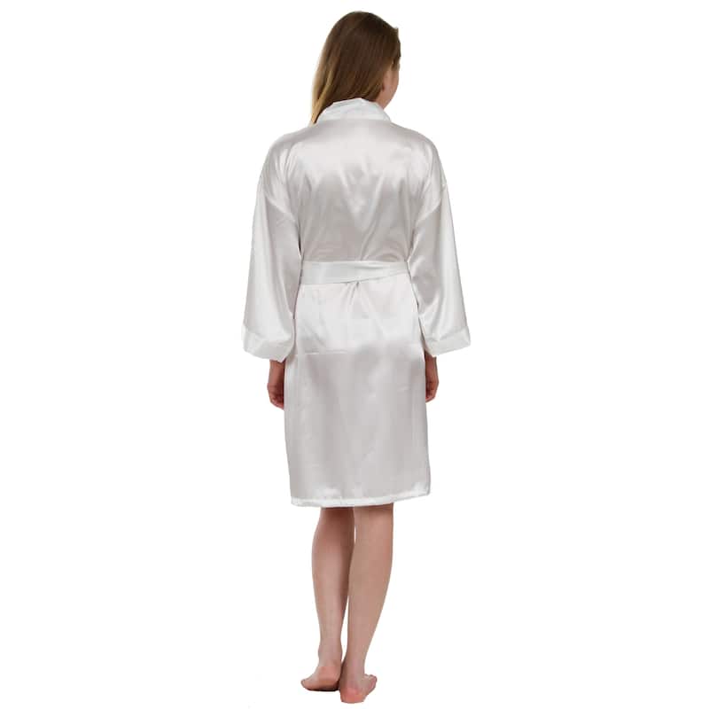 Women's Silky Satin Robe