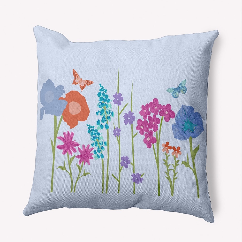 Little Garden Indoor/Outdoor Throw Pillow