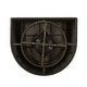 preview thumbnail 6 of 16, Darius Outdoor Wicker Aluminum Swivel Club Chair with Cushion (Set of 2) by Christopher Knight Home