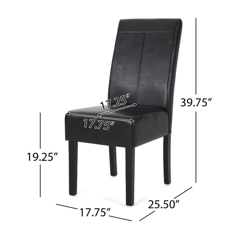 Pertica Upholstered T-Stitch Dining Chairs (Set of 2) by Christopher Knight Home