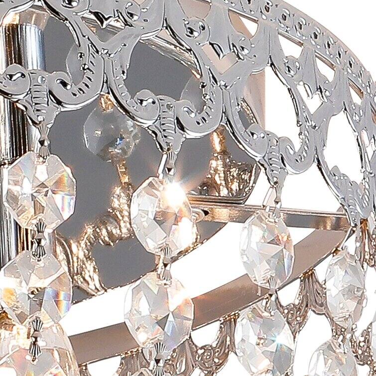 Maxax 4 - Light 15'' Chandelier Style Bowl Flush Mount
