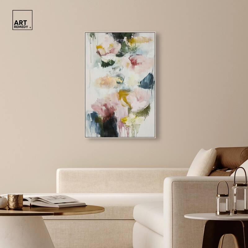 Dripping Colors I Canvas by Art Remedy