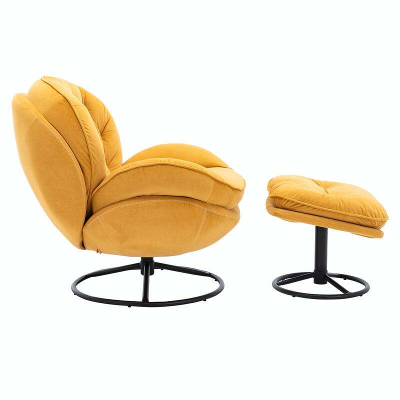 TV Chair Accent Chair for Living Room with Ottoman