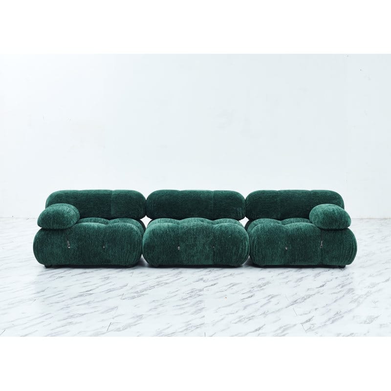 Belani 114'' Chenille Fabric Sofa