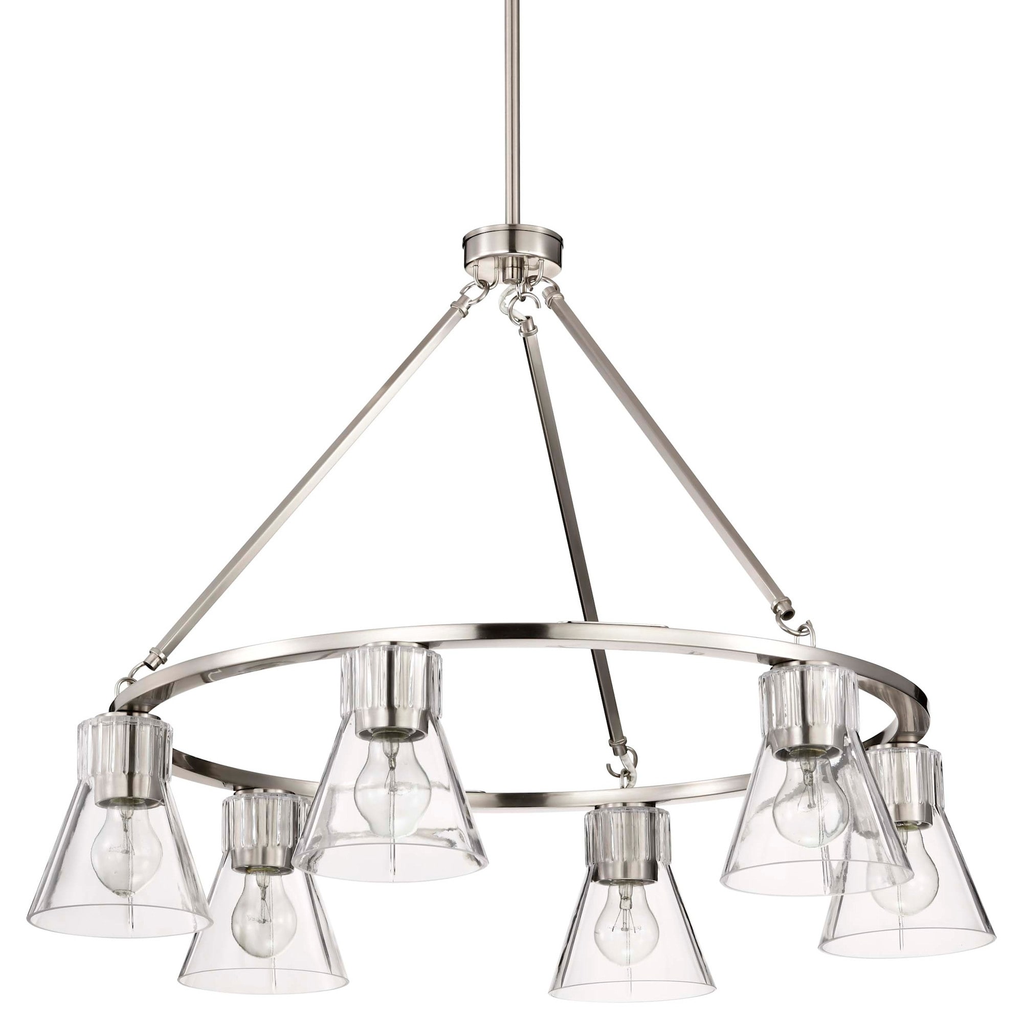 Nuvo Lighting 60/8335 Gianna 6 Light 30" Wide Ring Chandelier