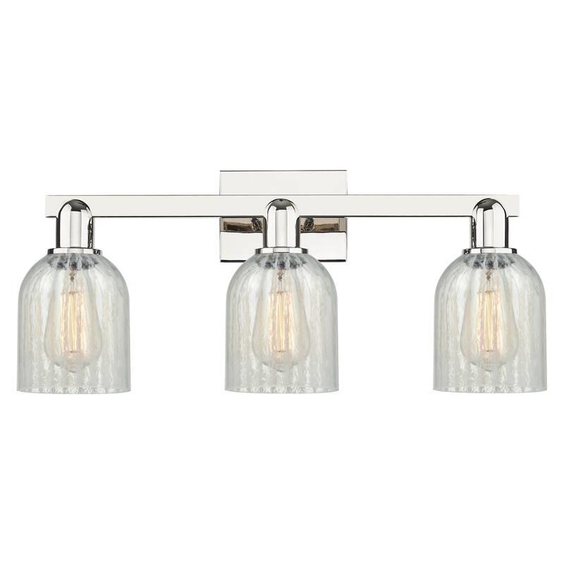 Innovations Lighting Endless Possibilities Arcadia - Caledonia - 3 Light 24" Bath Vanity Light - Mouchette/Polished Nickel