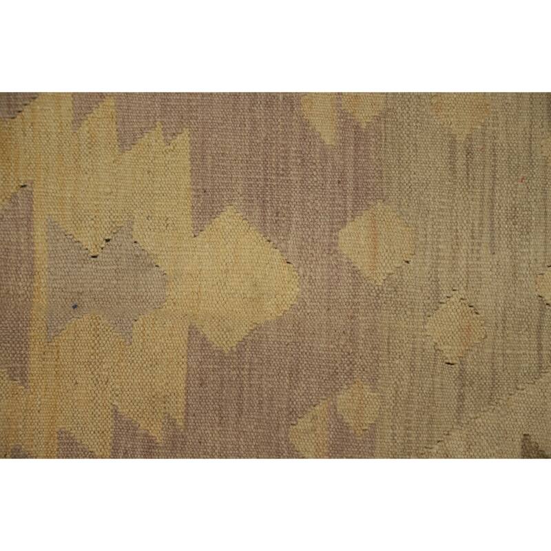Hand Woven Oriental 100% Wool Carpet Southwestern Tribal Multi-Colored Kilim Area Rug - 9' 0'' X 5' 11''