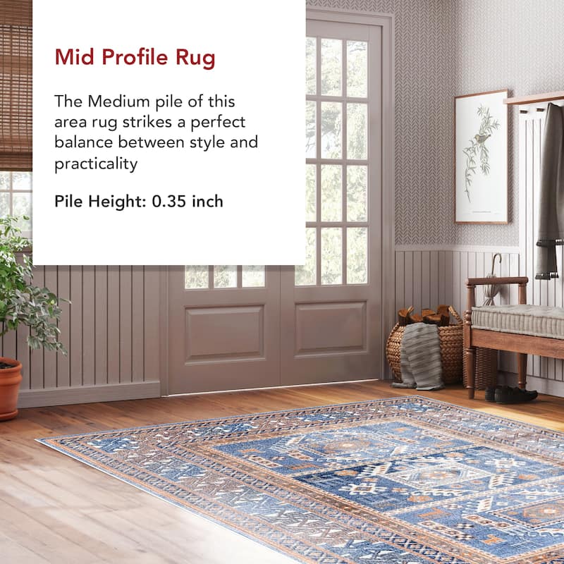 Nuloom Vintage Lorena Tribal Area Rug