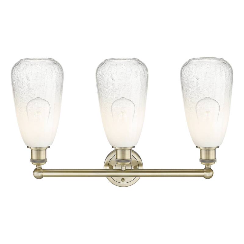 Innovations Lighting Endless Possibilities Edison - Brookhaven Almond - 3 Light 24" Bath Vanity Light
