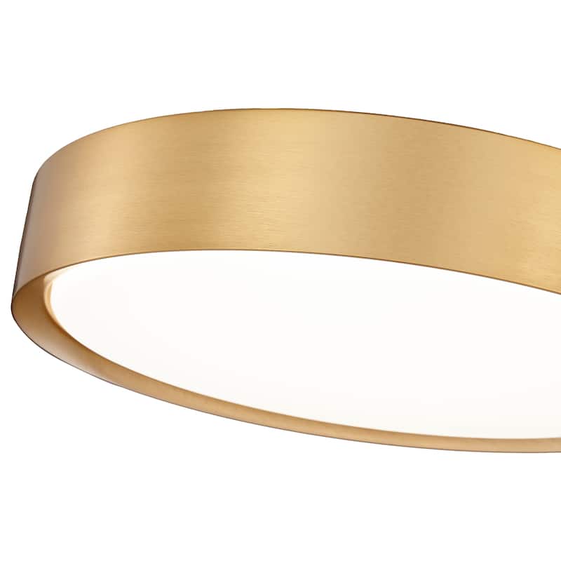 Kawan 1 Light Flush Mount in Modern Gold