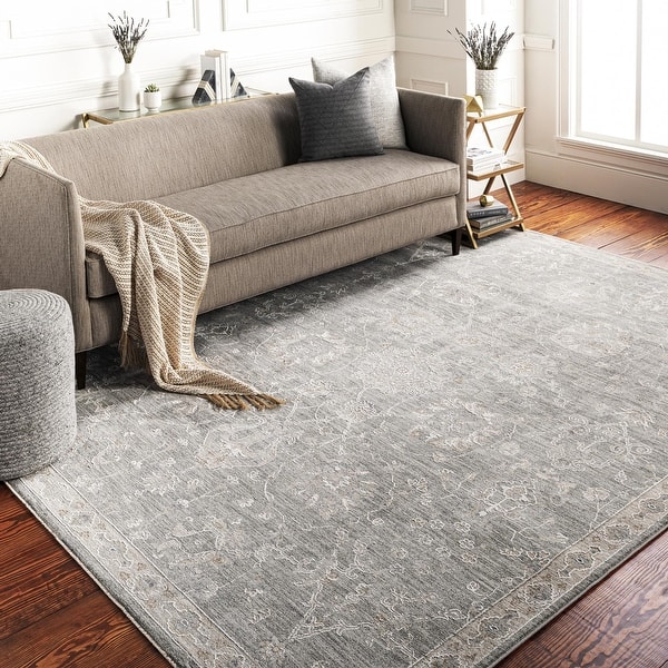 slide 2 of 96, Livabliss Avant Garde Updated Traditional Medallion Area Rug Fog - 12' x 15'
