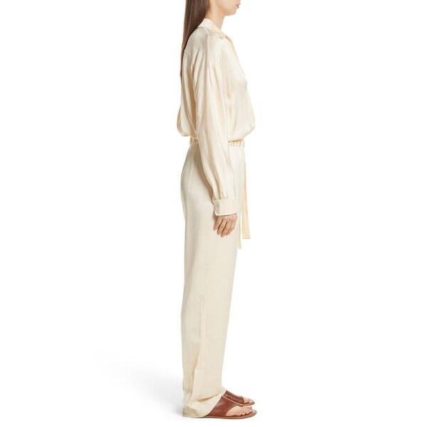 ivory jumpsuit long sleeve