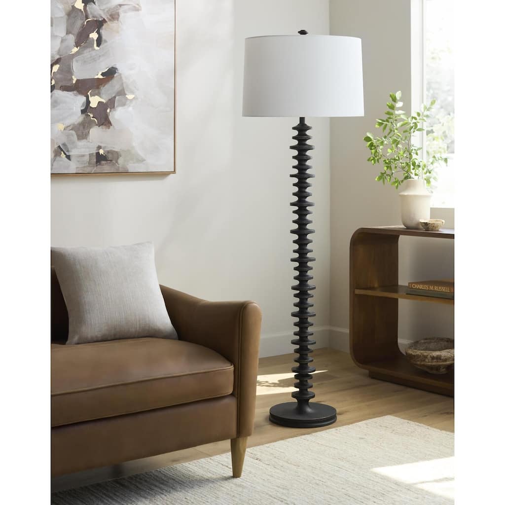 Galey Alix x Livabliss Merrill Modern Bevel Floor Lamp - 67"H x 21"W x 21"D