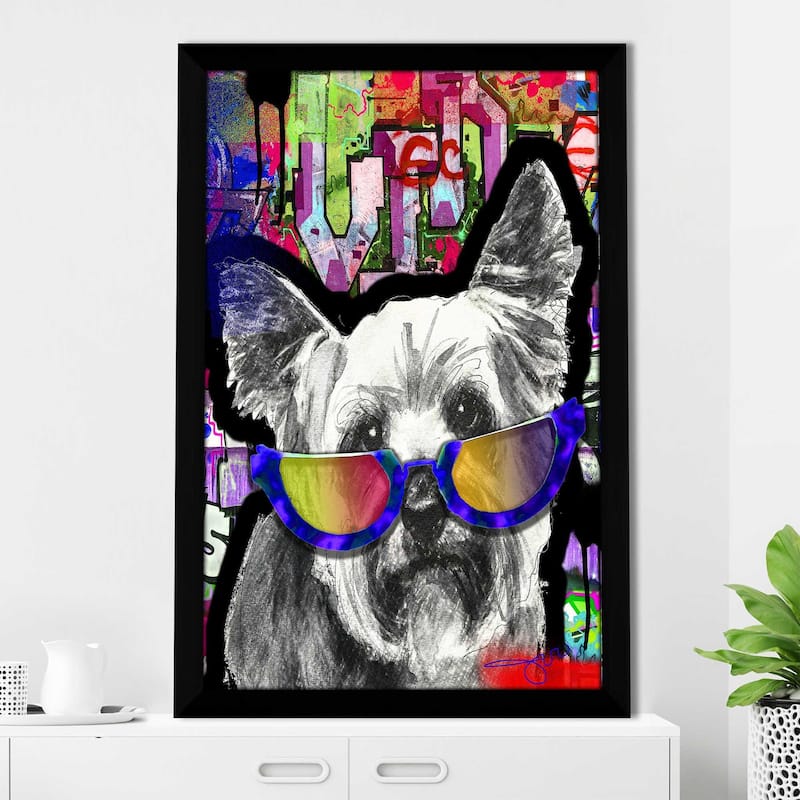 "Yorkie" by Jodi Print on Acrylic