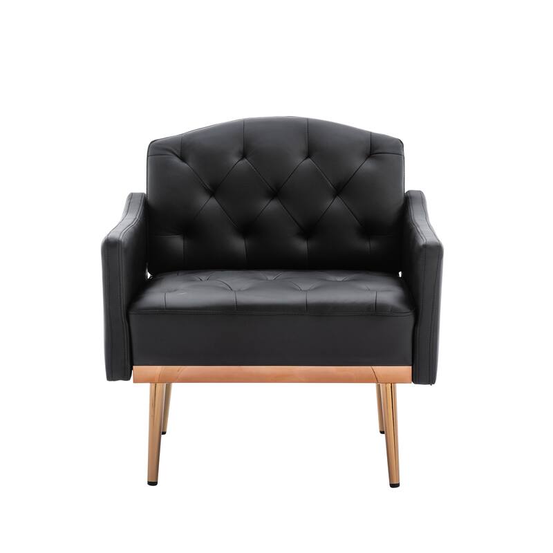 Tufted Decorative Fabric Armchair